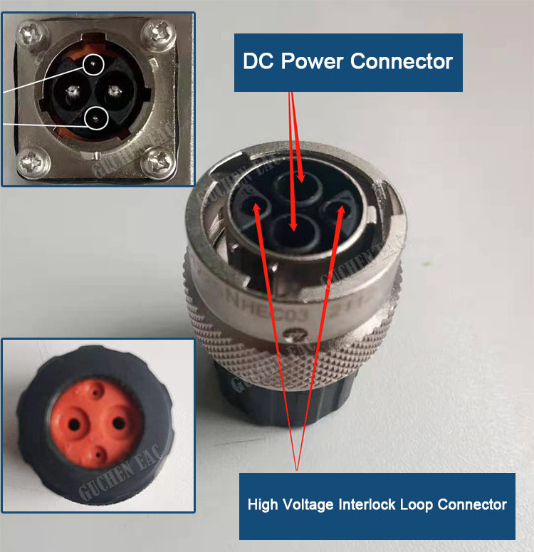 high voltage interlock loop in electric compressor